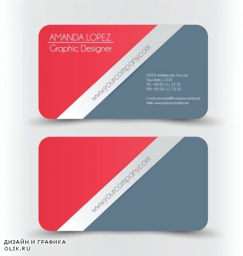 Business Card Design #57 - 30 Vector