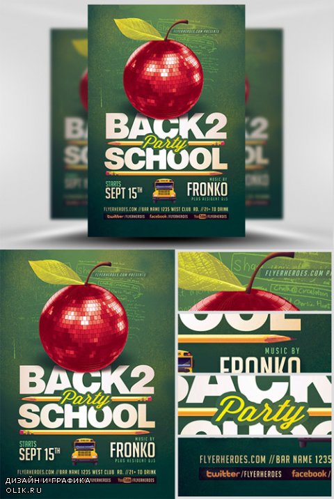 Flyer Template - Back To School Party 6
