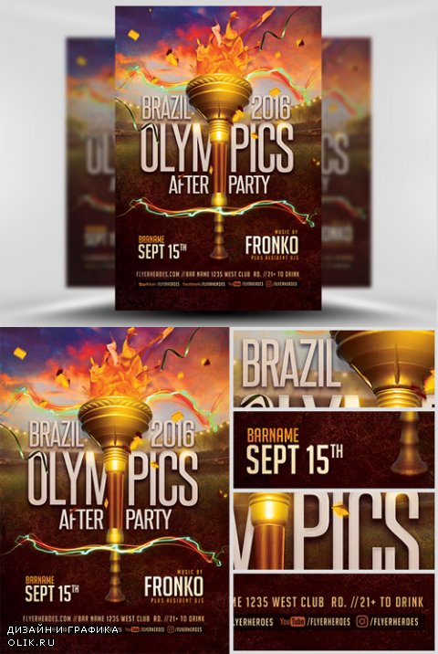 Flyer Template - Olympic After Party