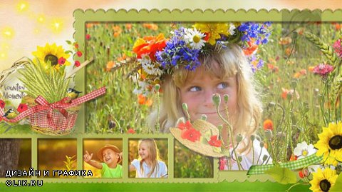 Проект для ProShow Producer / Цветочное лето - детский летний проект