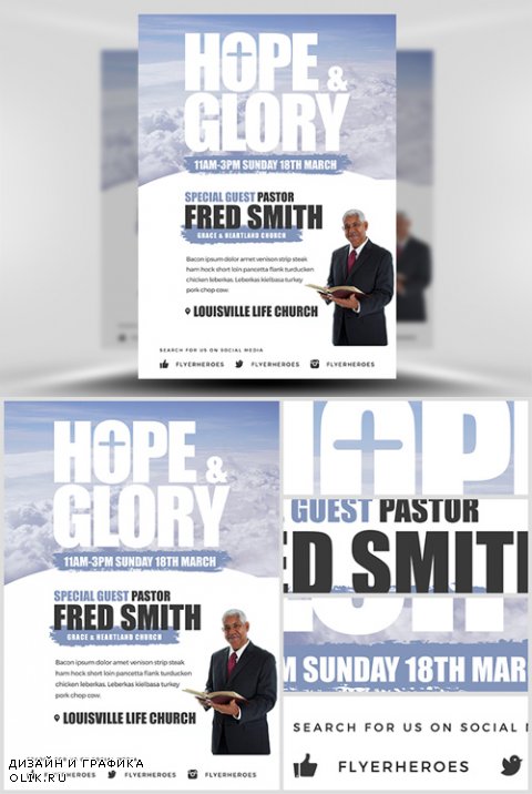 Flyer Template - Hope And Glory