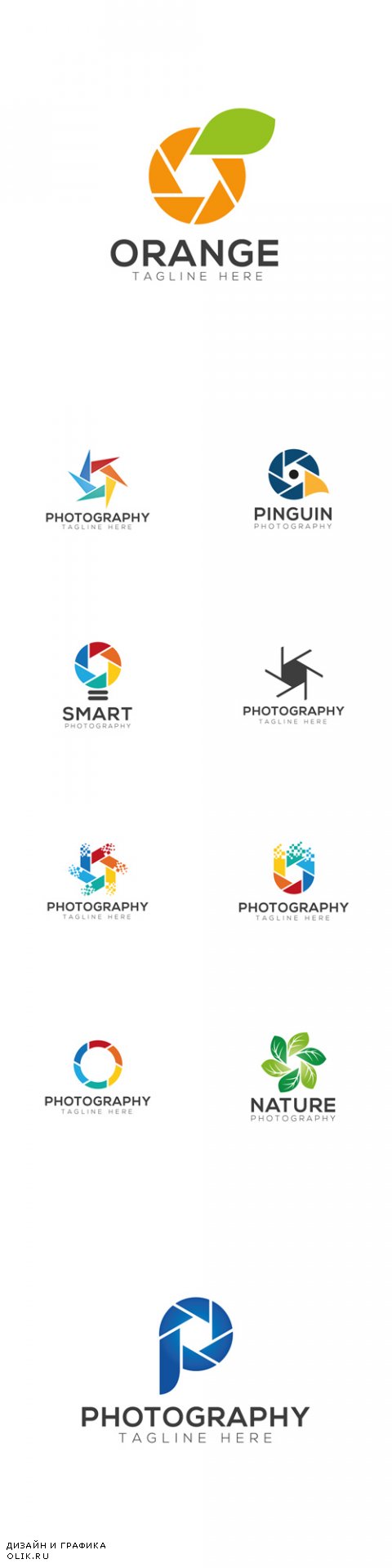 Vector Photography Creative Logo Design