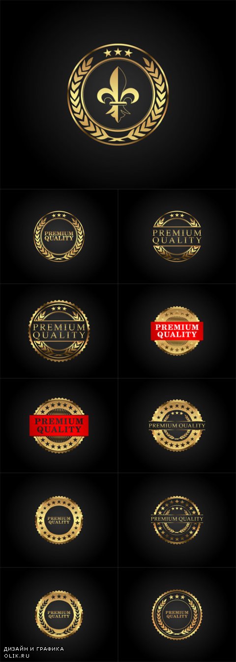 Vector Premium Quality Badges