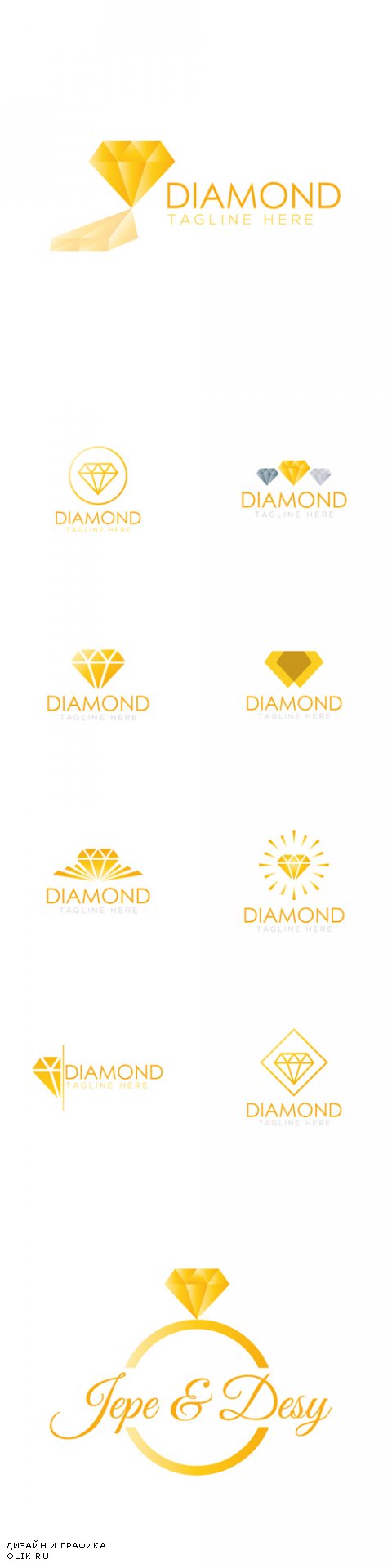 Vector Diamond Logo Creative Design