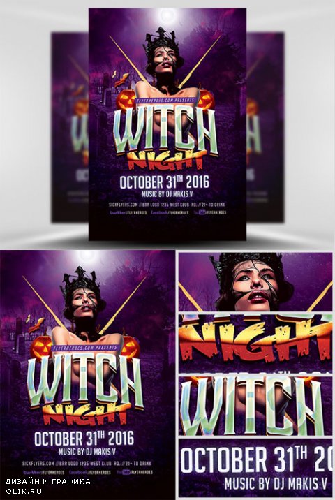 Flyer Template - Witch Night
