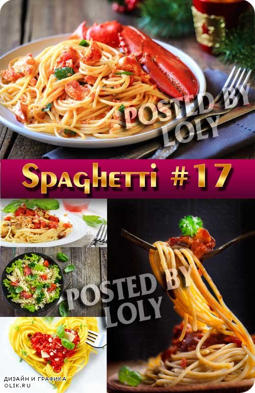 Еда. Мега коллекция. Спагетти #17 - Растровый клипарт