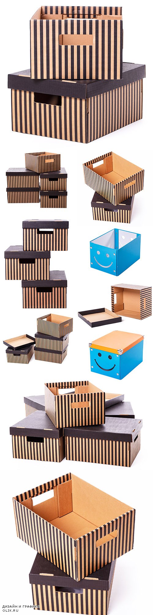 Boxes for storing and delivering items to office