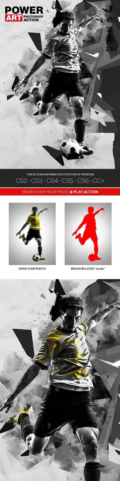 Power Art Photoshop Action - 18851329 Power Art Photoshop Action - 18851329