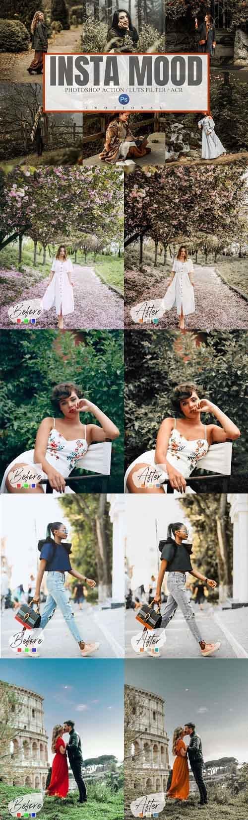 7 Insta Mood Photoshop Actions, ACR, LUT Presets - 844353 7 Insta Mood Photoshop Actions, ACR, LUT Presets - 844353