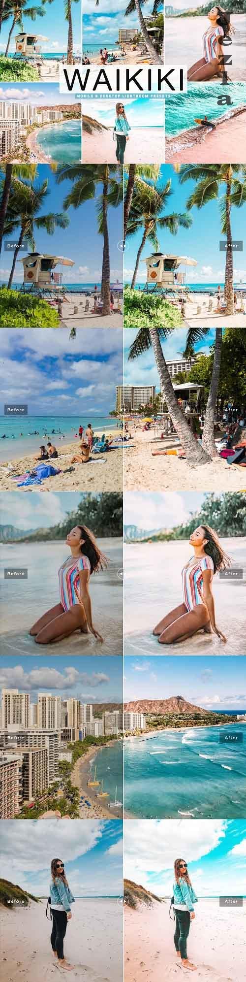 Waikiki Pro Lightroom Presets - 5342729 - Mobile & Desktop Waikiki Pro Lightroom Presets - 5342729 - Mobile & Desktop