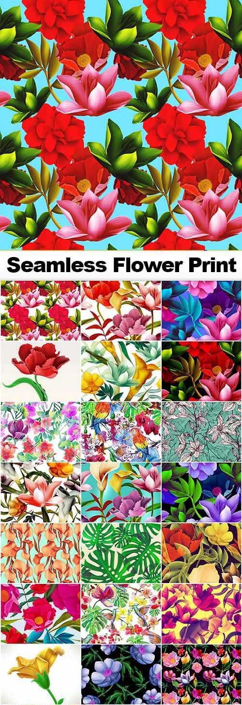 Seamless Flower Prints 