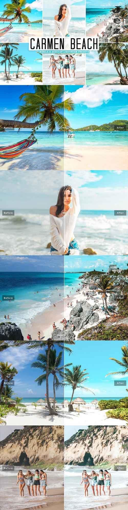 Carmen Beach Pro Lightroom Presets - 5372499 - Mobile & Desktop Carmen Beach Pro Lightroom Presets - 5372499 - Mobile & Desktop