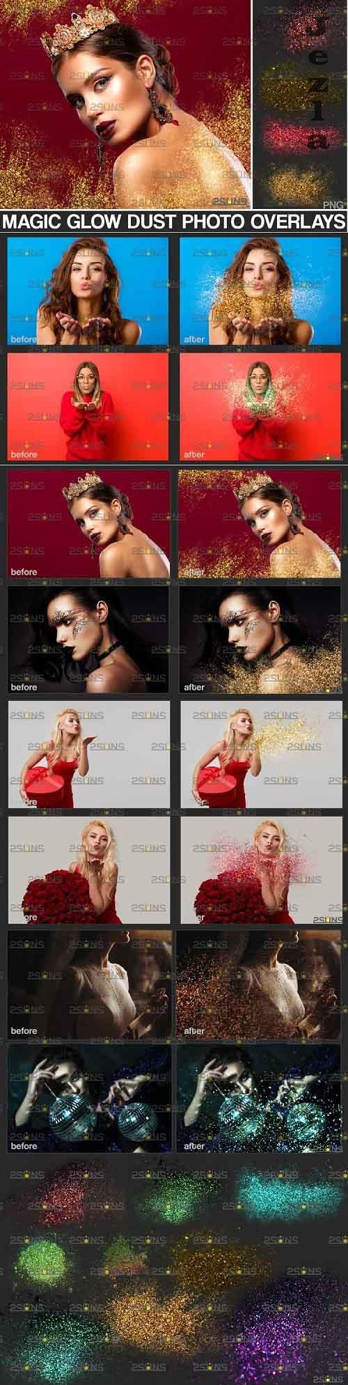 Blowing glitter overlay & PHSP overlay - 895349