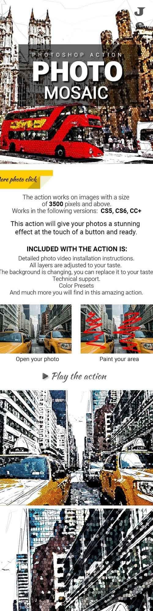 Photo Mosaic Photoshop Action 27986689 Photo Mosaic Photoshop Action 27986689