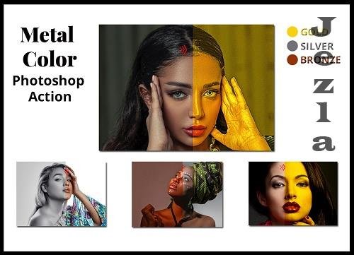 Metal Color Photoshop Action 4895415 Metal Color Photoshop Action 4895415