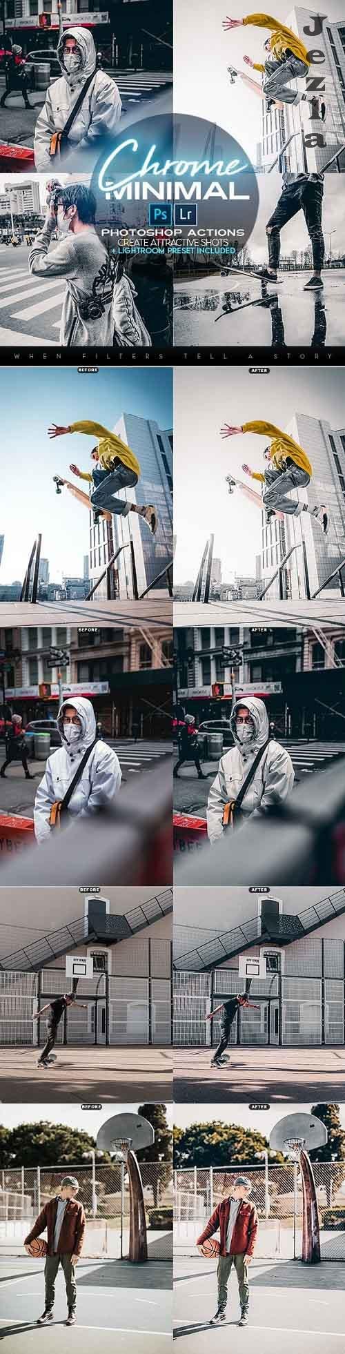Chrome Minimal Photoshop Actions + LR Presets 28257313 Chrome Minimal Photoshop Actions + LR Presets 28257313