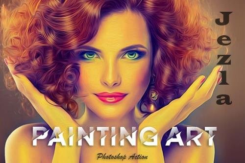 Painting Art Photoshop Action Painting Art Photoshop Action