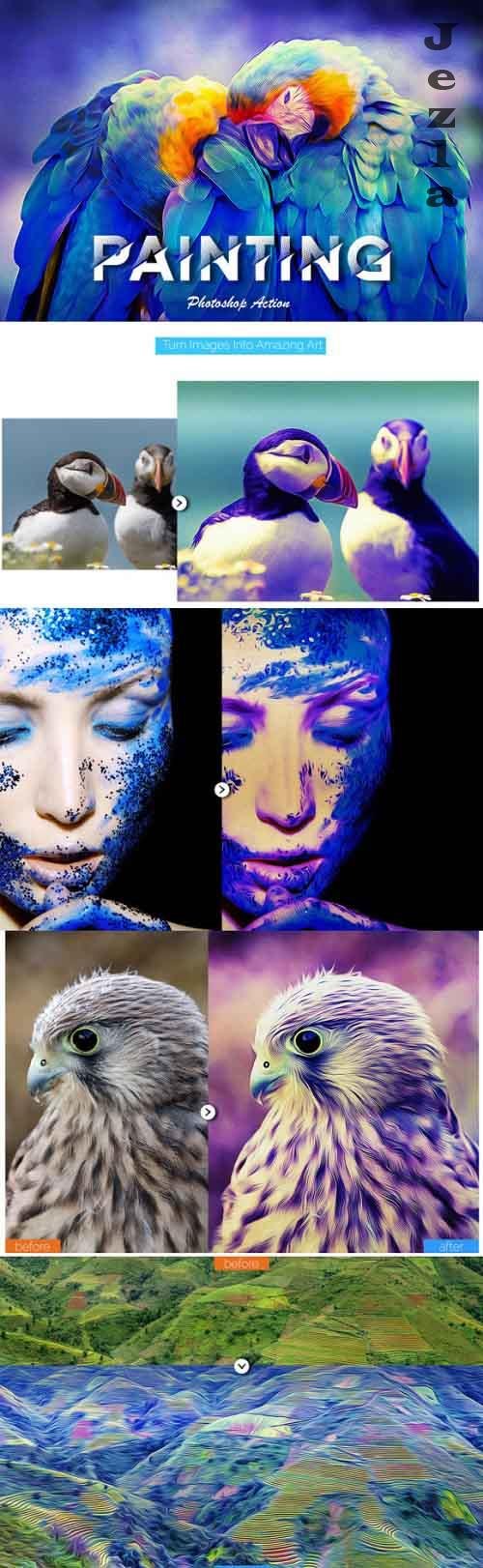 Painting Photoshop Action Painting Photoshop Action