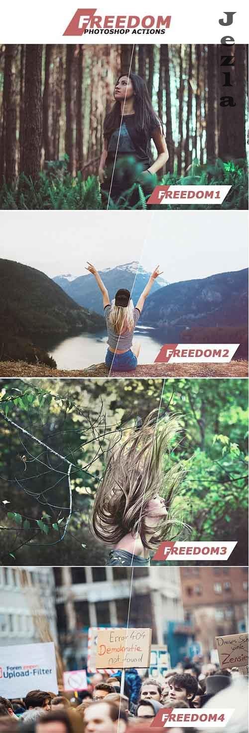Freedom Photoshop Actions Freedom Photoshop Actions