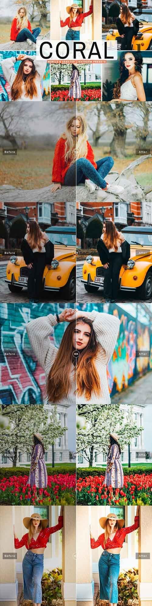 Coral Pro Lightroom Presets - 5423938 - Mobile & Desktop Coral Pro Lightroom Presets - 5423938 - Mobile & Desktop