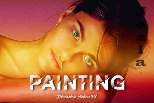 Painting Photoshop Action v3 Painting Photoshop Action v3