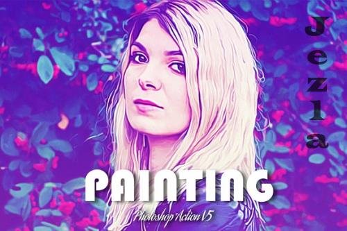Painting Photoshop Action V5 Painting Photoshop Action V5