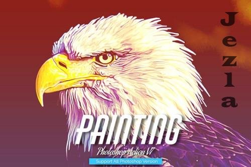 Painting Photoshop Action V7 Painting Photoshop Action V7