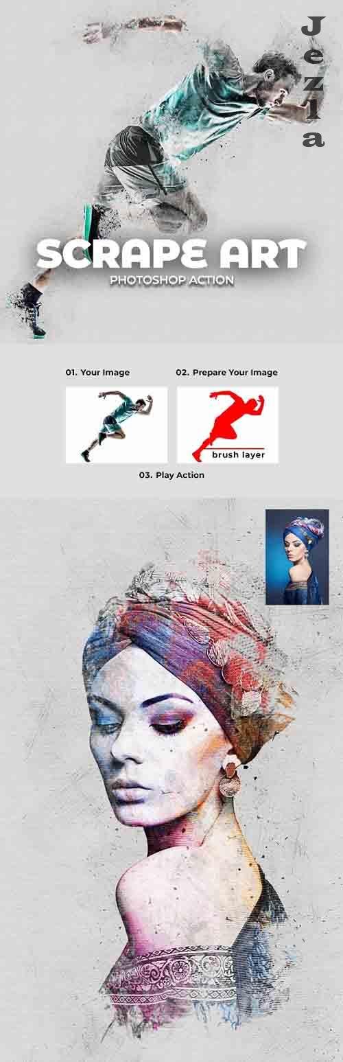 Scrape Art PHSP Action 28218323