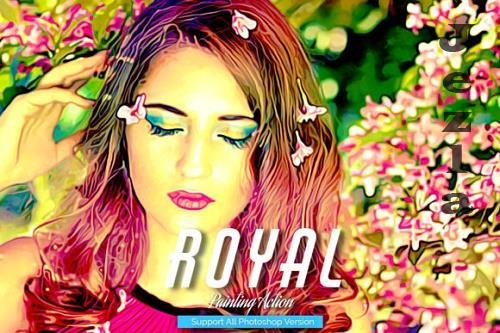 Royal Painting Photoshop Action Royal Painting Photoshop Action