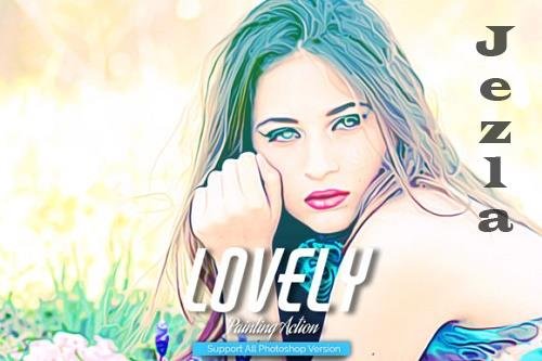 Lovely Painting Photoshop Action Lovely Painting Photoshop Action