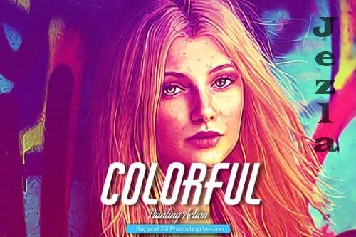 Colorful Painting Photoshop Action Colorful Painting Photoshop Action