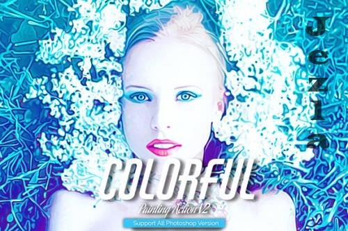 Colorful Painting Photoshop Action V2 Colorful Painting Photoshop Action V2