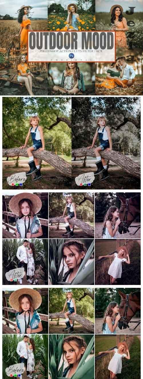 10 Outdoor Mood Photoshop Action 10 Outdoor Mood Photoshop Action