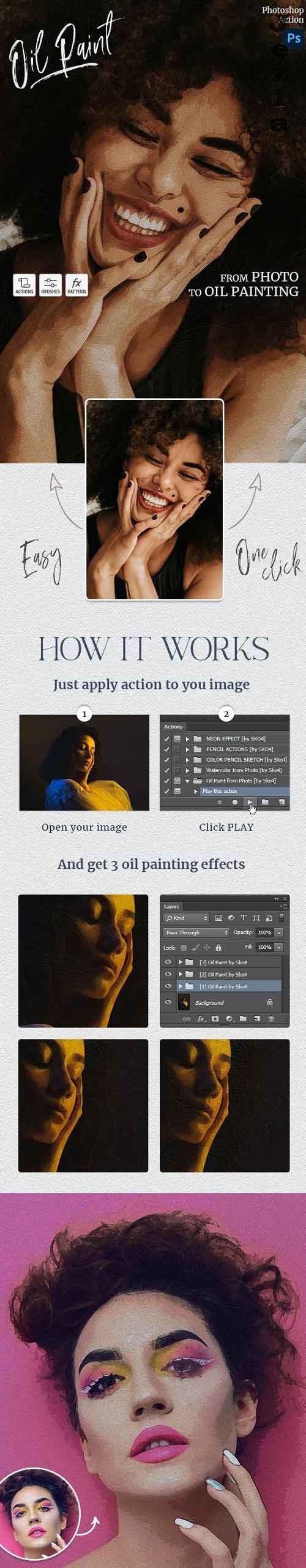 Oil Paint Photoshop Action 28825502 Oil Paint Photoshop Action 28825502