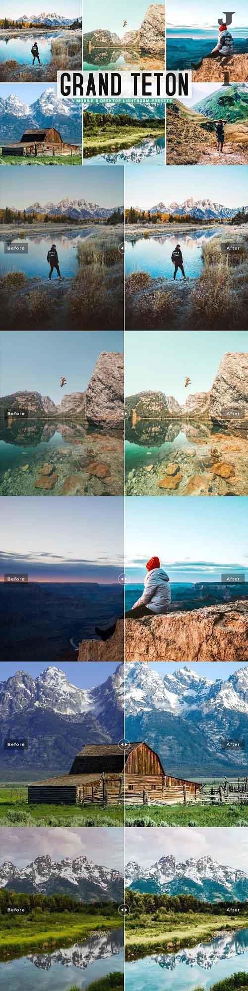 Grand Teton Pro Lightroom Presets - 5478507 - Mobile & Desktop Grand Teton Pro Lightroom Presets - 5478507 - Mobile & Desktop