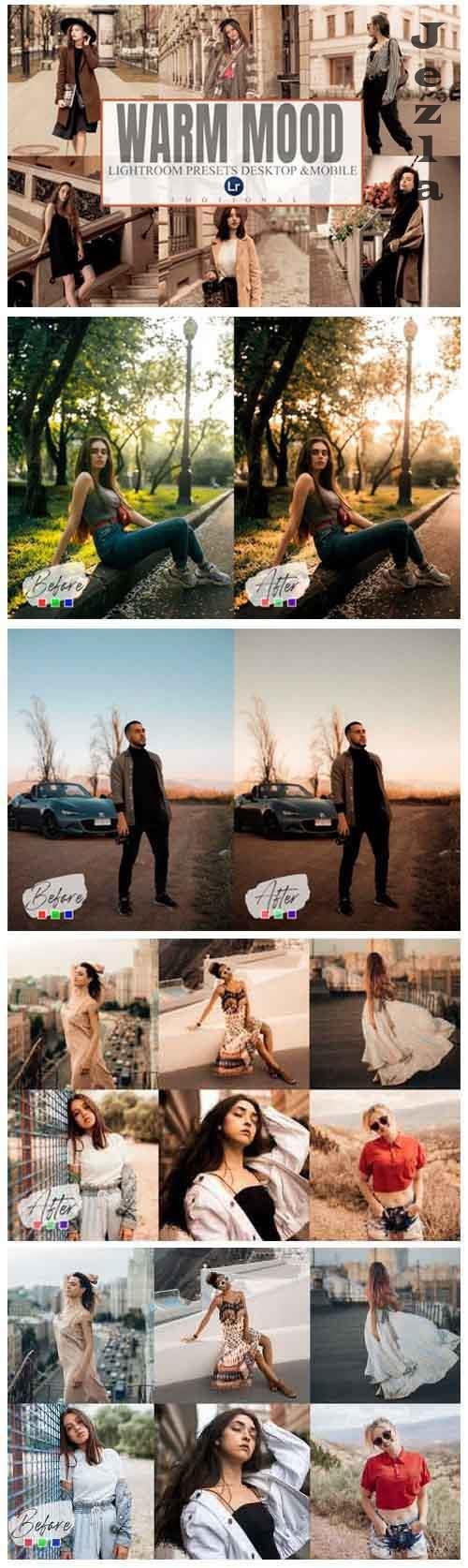 6 Warm Mood Lightroom Desktop and Mobile Presets - 941541 6 Warm Mood Lightroom Desktop and Mobile Presets - 941541