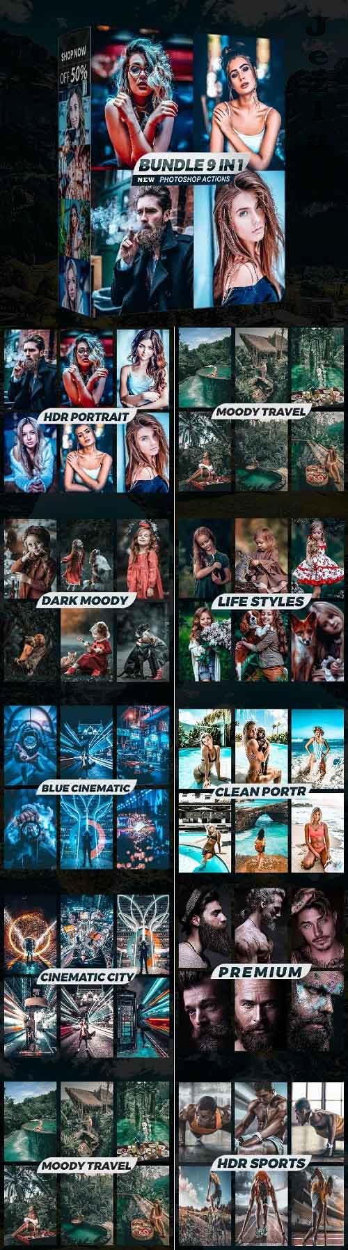 Collection Bundle Photoshop Actions 28855095 Collection Bundle Photoshop Actions 28855095