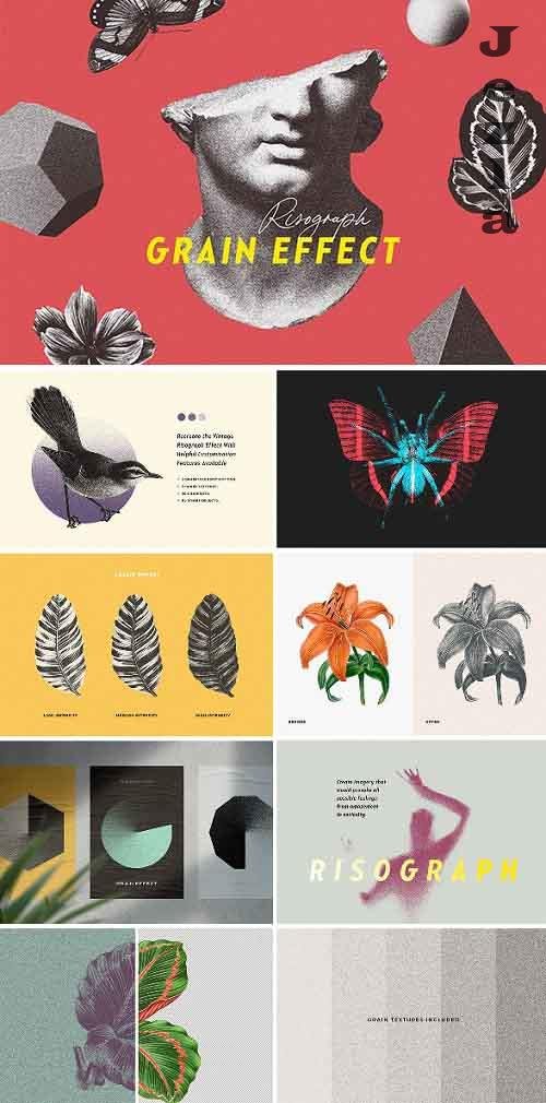Risograph Grain Effect for Photoshop 28889897 Risograph Grain Effect for Photoshop 28889897
