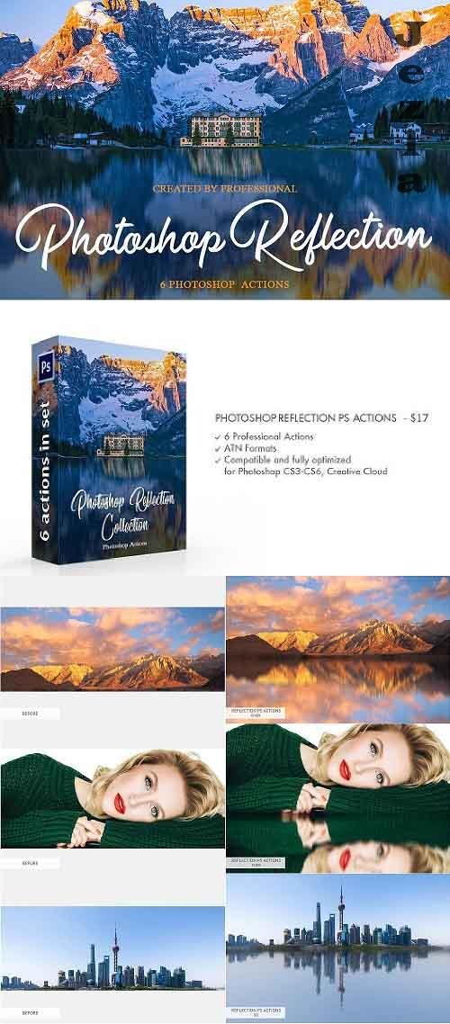 CreativeMarket - Reflection Photoshop Actions 4548061 CreativeMarket - Reflection Photoshop Actions 4548061