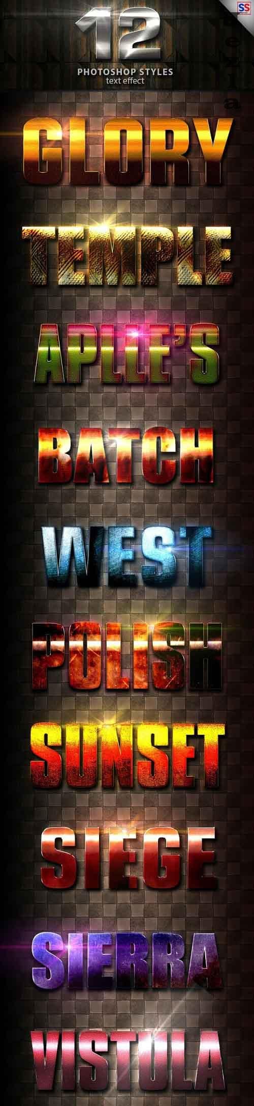 GraphicRiver - 12 Light PHSP text Effect vol 25 28305404