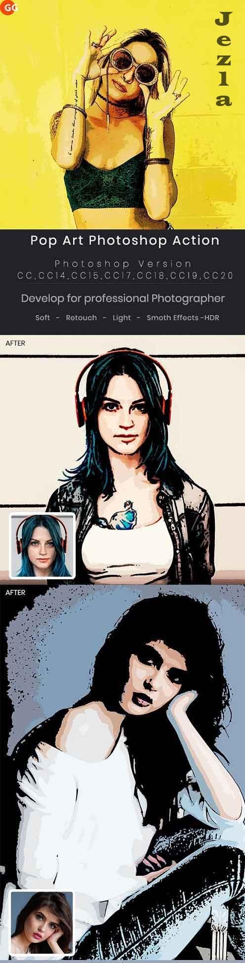 GraphicRiver - Pop Art Photoshop Action 28321910 GraphicRiver - Pop Art Photoshop Action 28321910