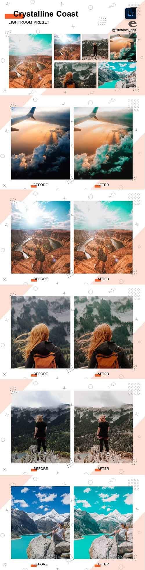CreativeMarket - Crystalline Coast Lightroom Presets - 5238743 CreativeMarket - Crystalline Coast Lightroom Presets - 5238743