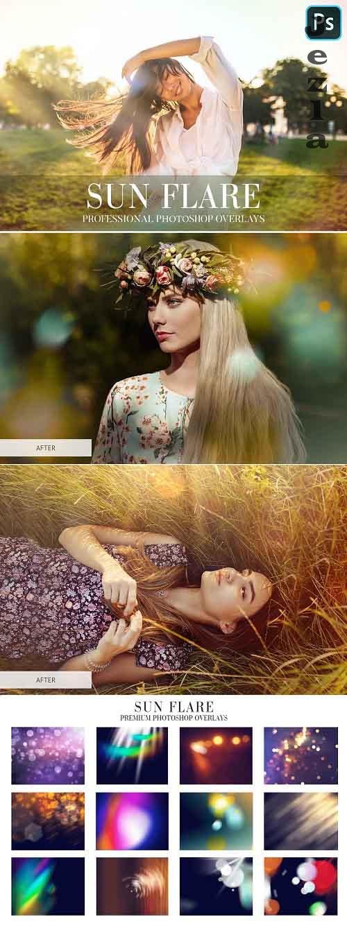CreativeMarket - Sun Flare Overlays Photoshop 4942999 CreativeMarket - Sun Flare Overlays Photoshop 4942999