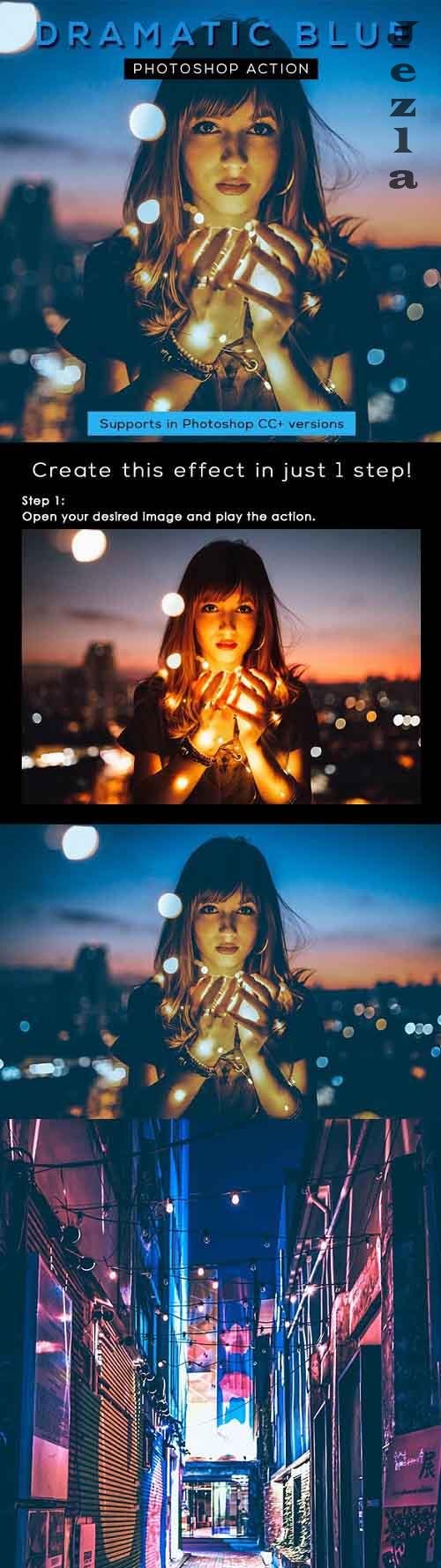 GraphicRiver - Dramatic Blue Photoshop Action 28328629 GraphicRiver - Dramatic Blue Photoshop Action 28328629