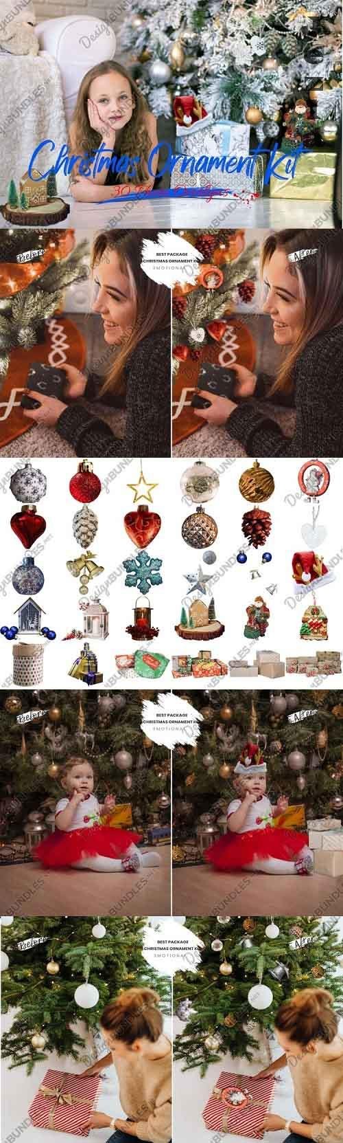 Christmas Ornament kit Photoshop Overlays - 997605 Christmas Ornament kit Photoshop Overlays - 997605