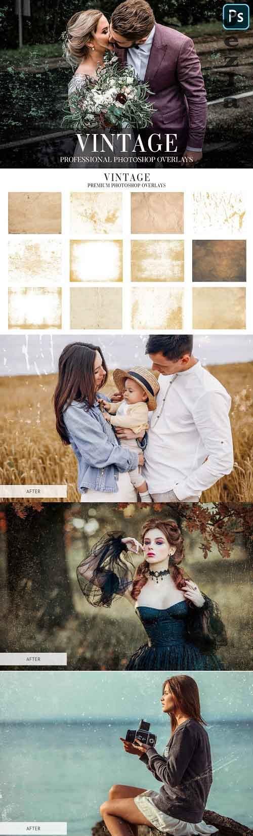 CreativeMarket - Vintage Overlays Photoshop 4943414 CreativeMarket - Vintage Overlays Photoshop 4943414