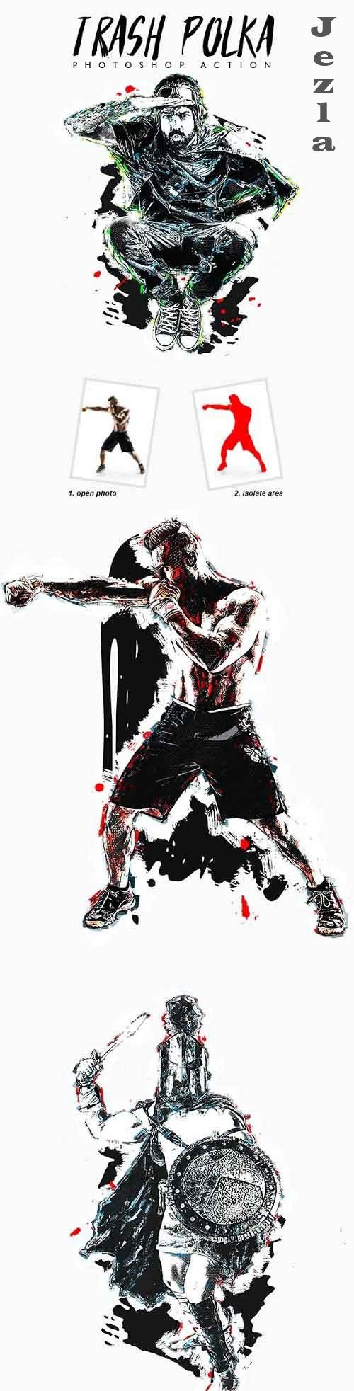 GraphicRiver - Trash Polka - Photoshop Action 28522170 GraphicRiver - Trash Polka - Photoshop Action 28522170