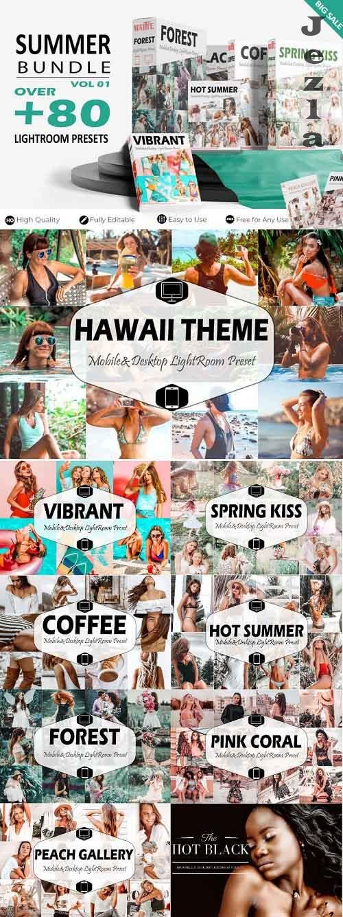 82 Mobile Lightroom Presets, Summer Bundle 01, Mega Pack - 942231 82 Mobile Lightroom Presets, Summer Bundle 01, Mega Pack - 942231