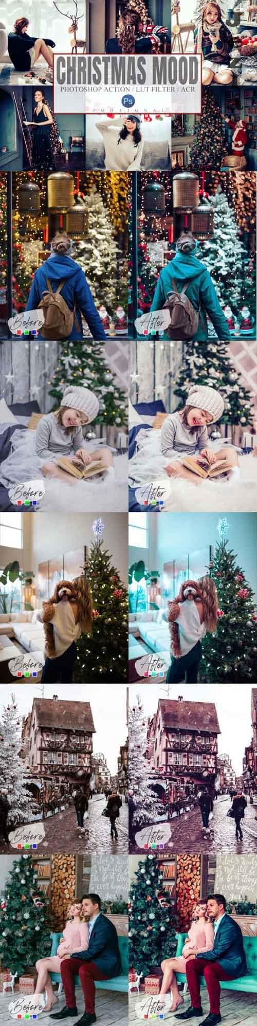 Christmas Mood Photoshop Actions ACR LUT Christmas Mood Photoshop Actions ACR LUT