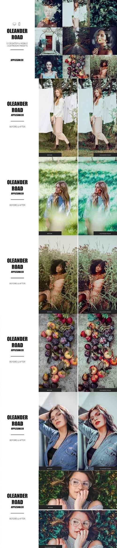 CreativeMarket - Oleander Road Lightroom Presets 5270591 CreativeMarket - Oleander Road Lightroom Presets 5270591